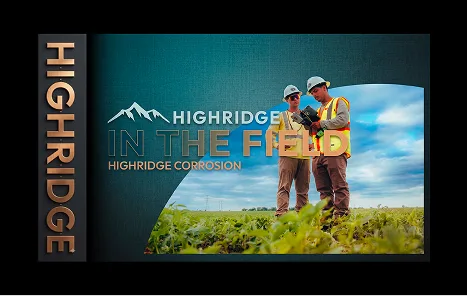 Highridge crew member working in the field.